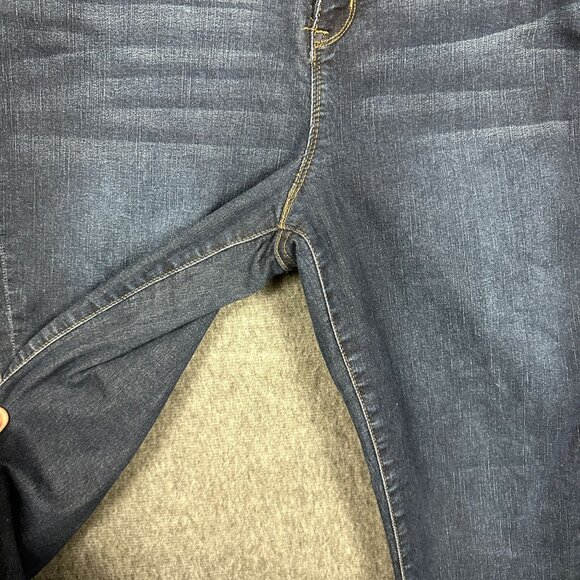 Social Standard By Sanctuary Womens 16/33 High-Rise Skinny Jeans Dark Wash - Picture 12 of 14